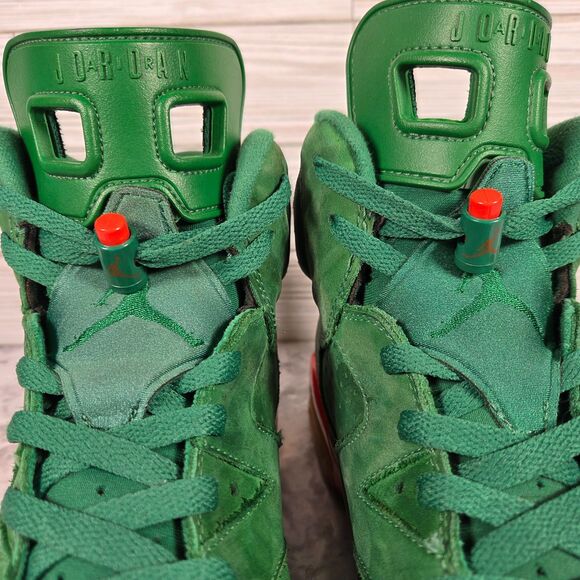 Nike Air Jordan 6 Retro NRG Green Gatorade Men's 10.5 AJ5986-335 Project Restore - Picture 8 of 10